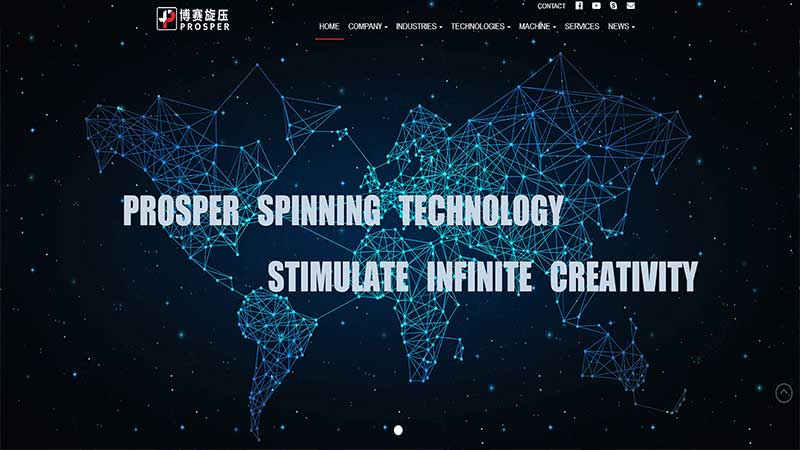 B2B獨立站：精密加工機械設備 - HTML5自適應海外營